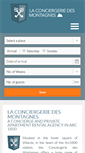 Mobile Screenshot of conciergerie-montagnes.com